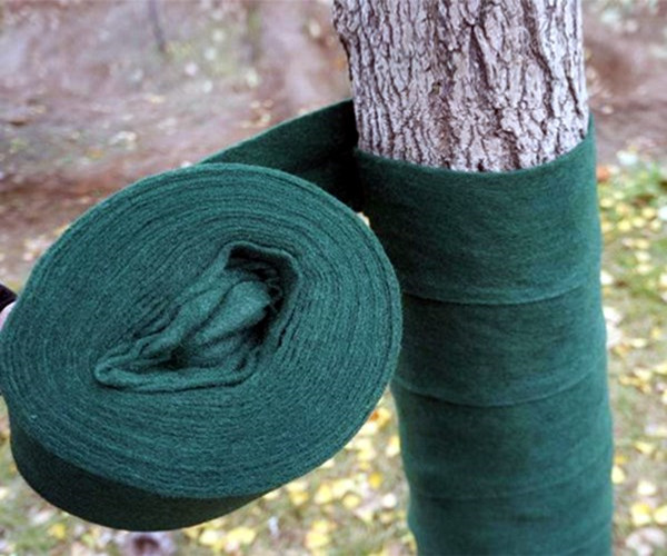内蒙古两布一膜保温缠树带_树木养护布生产厂家